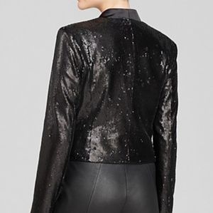 Lucy Paris Black Sequin Blazer